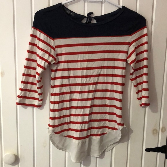 Suzy Shier Striped Shirt - Picture 4 of 4